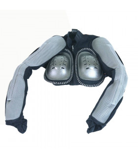 PECTORAL-CHAQUETA UFO CHICAS NEGRO CON PROTEC. TALLA S